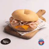 Sándwich Bagel Jamón de Pavo Queso