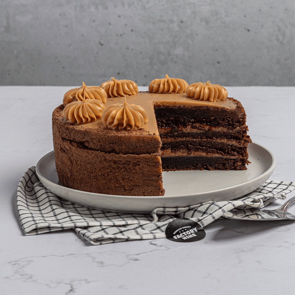 Torta Brownie Manjar Blanco & Frambuesa