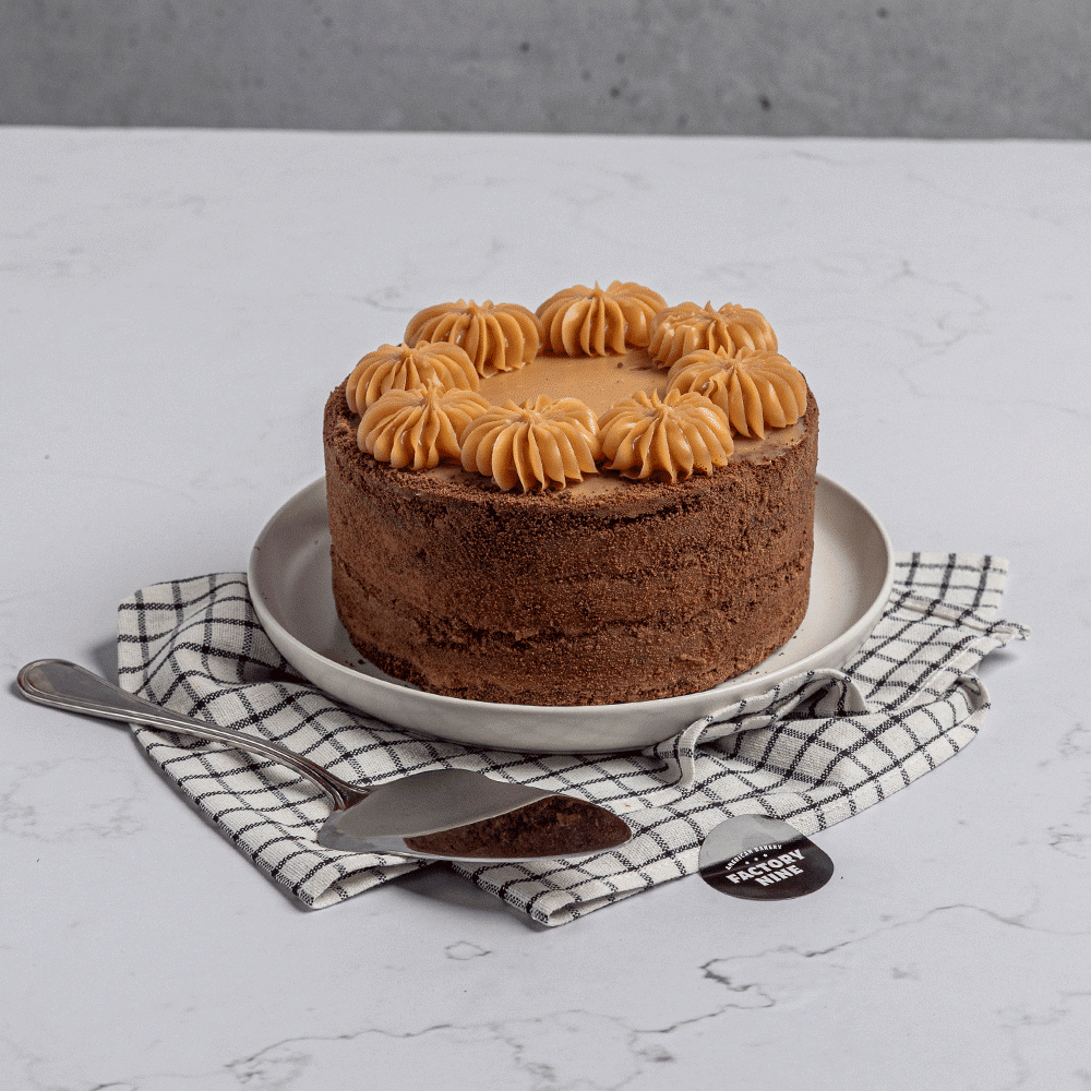 Torta Brownie Manjar Blanco & Frambuesa
