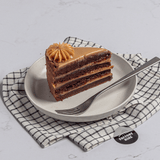 Torta Brownie Manjar Blanco & Frambuesa
