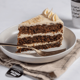 Trozo Torta Carrot Cake