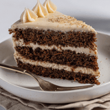 Trozo Torta Carrot Cake