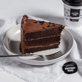 Trozo Torta Dark Cake